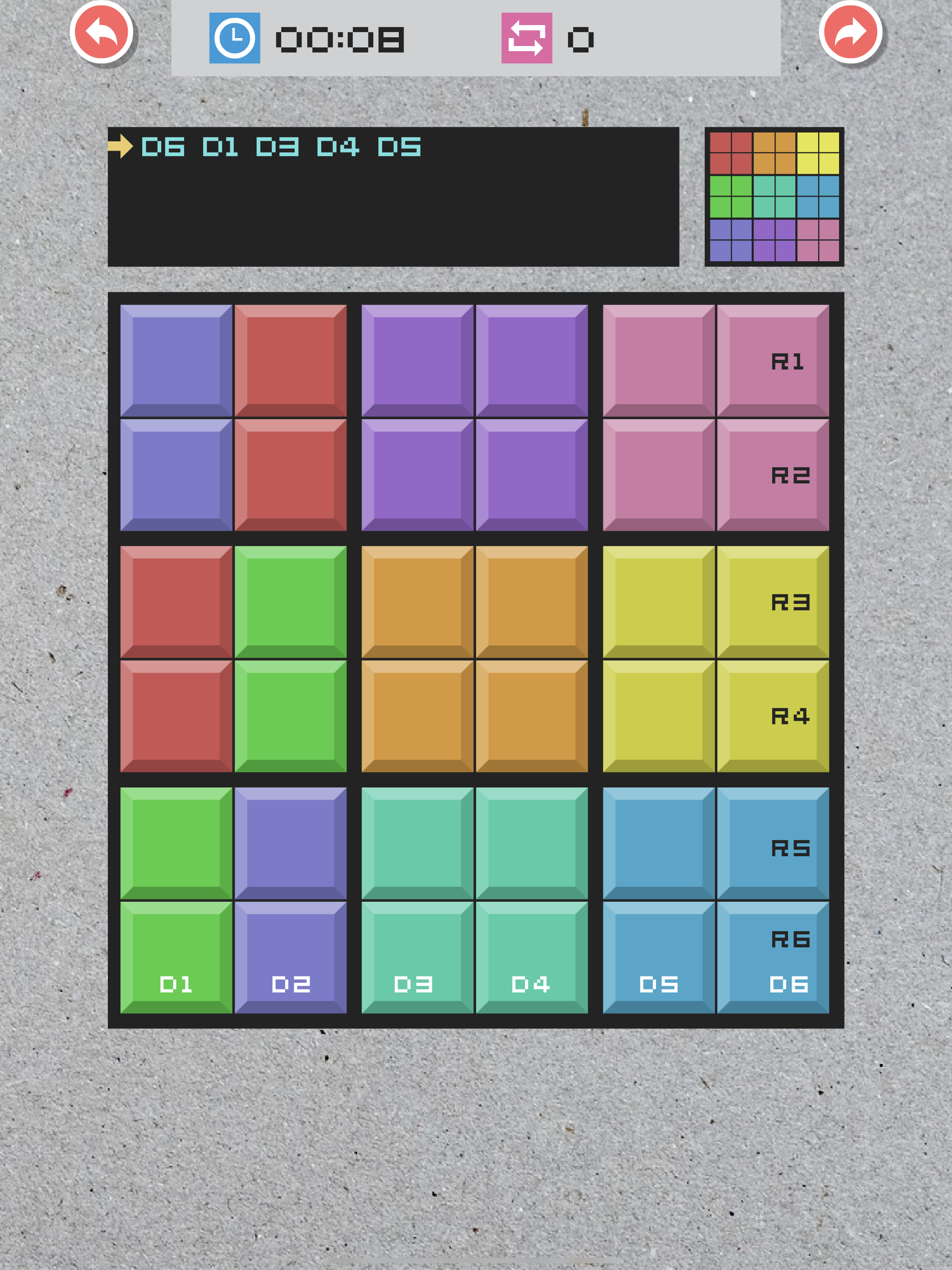 Magic Cube 2D