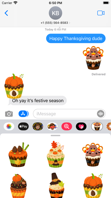 Thanksgiving Stickers ゜゜ Screenshot
