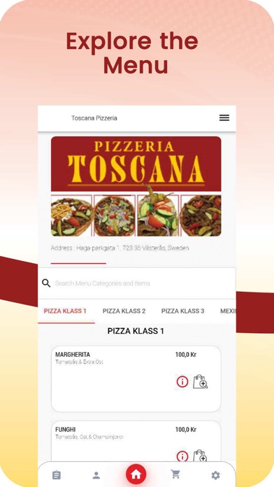 Toscana Pizzeria Screenshot