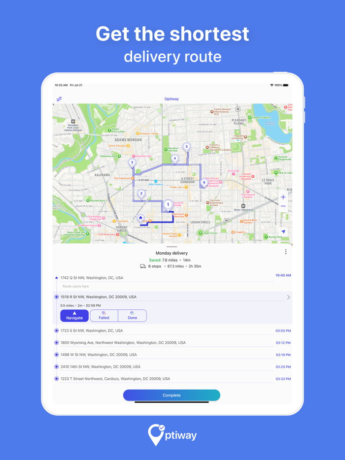 Route Planner Optiway