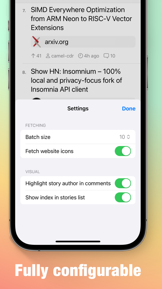 #1. YCReader: a Hacker News reader (macOS) 由: Vladimir Kucherenko