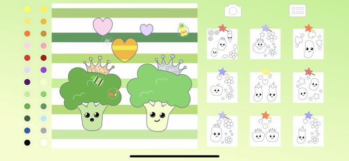 Vegetable Coloring Kid Toddler