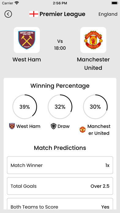 Football Prediction & Tips Screenshot