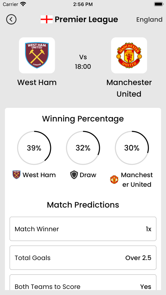 #4. Football Prediction & Tips (iOS) By: Ajay Gorasiya