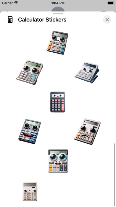 Screenshot #3 pour Calculator Stickers