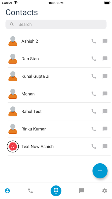 Calling Vault App Screenshot