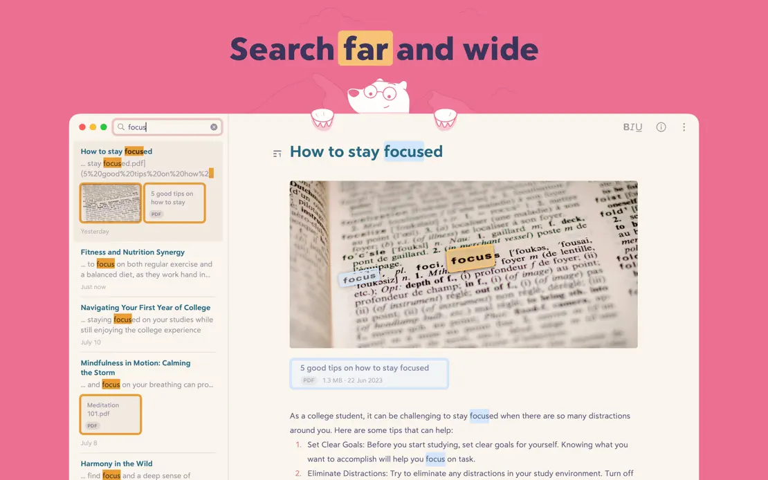 Bear, App Store screenshot 6