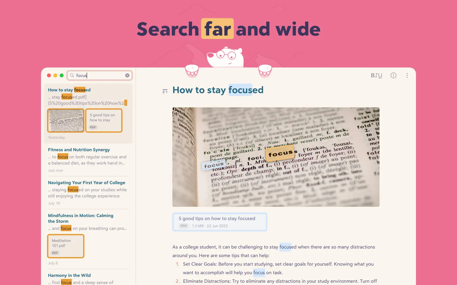 Bear, App Store screenshot 6