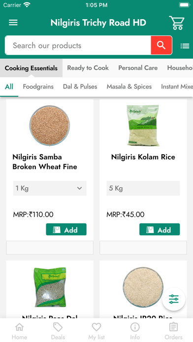 Nilgiris Trichy Road HD Screenshot