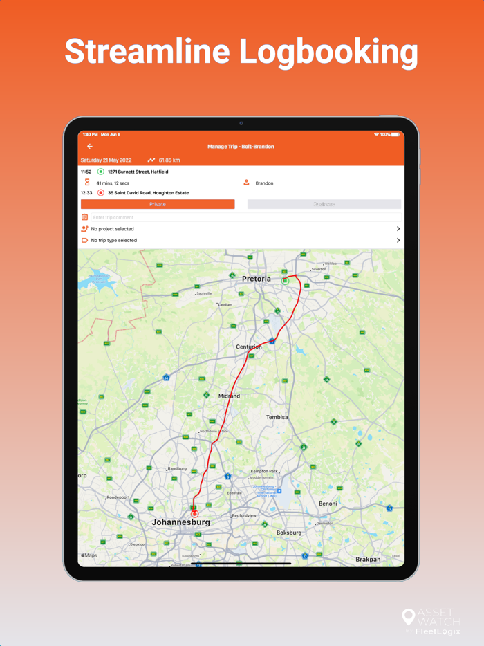 FleetLogix Asset Watch