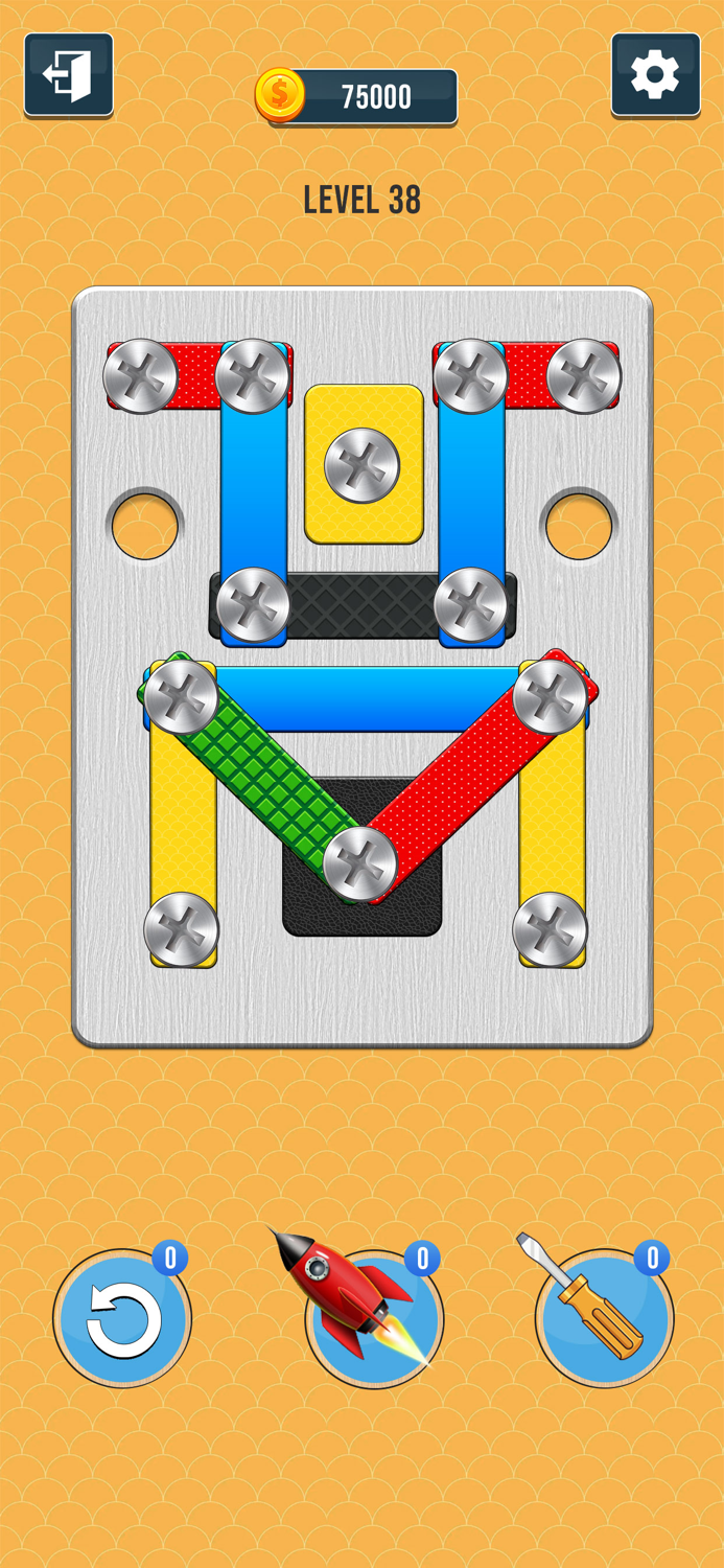 Nuts and bolts Sort Puzzle 3D