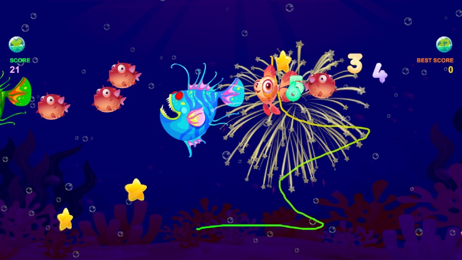 #3. Goldfish Draw To Run (iOS) 由: Dinh Bac Ai