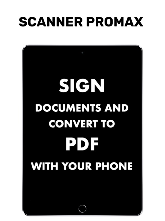 Scanner ProMax : PDF Converter iPad screenshot 1 - Business app
