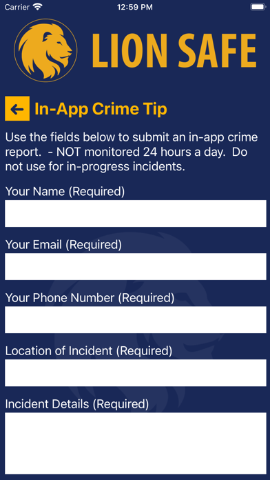 Lion Safe Screenshot