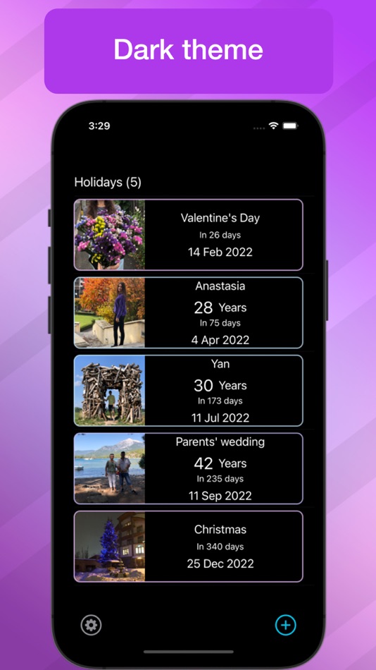 #5. Birthdays Calendar (iOS) 由: Yan Zabolotnyi