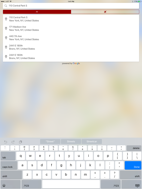 Medipatch iPad screenshot 5 - Travel app