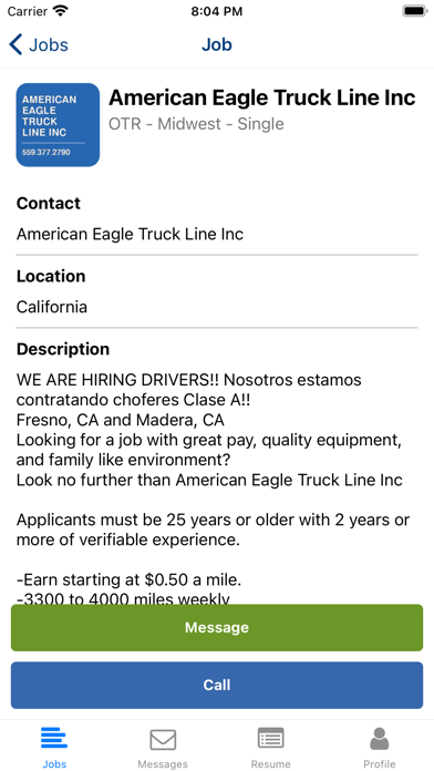 Trucker Search Screenshot