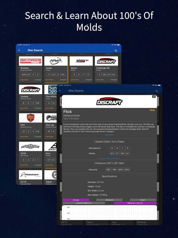 Squalla Disc Golf iPad screenshot 6 - Sports app