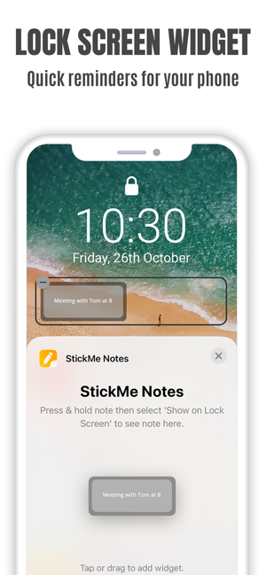 ‎Sticky Widget ToDo Notes App Screenshot