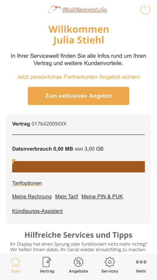#1. SimDiscount.de Servicewelt (iOS) 由: Drillisch Online GmbH
