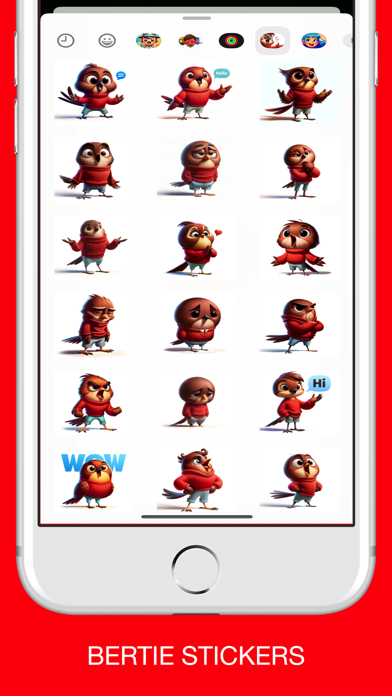 Bertie Stickers Screenshot