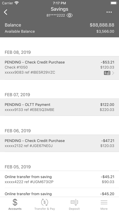 Happy Valley Credit Union Screenshot