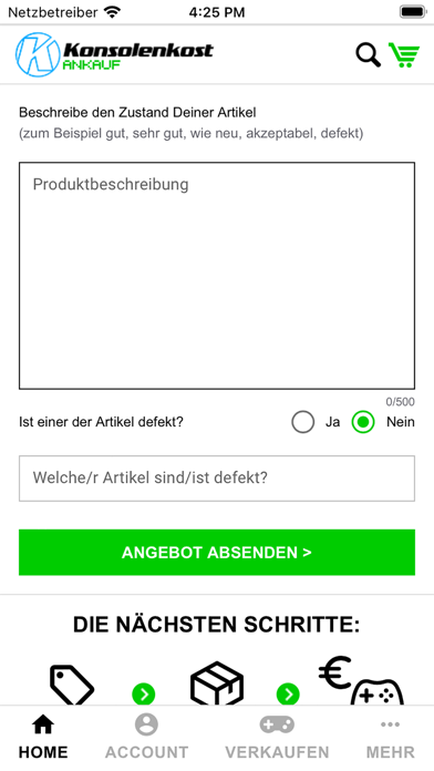 Konsolenkost - Games Ankauf Screenshot