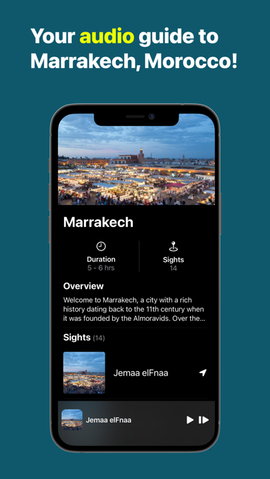 Screenshot #1 pour HipTrip Marrakech - Audio Tour
