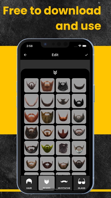 Man Hair Style Photo Maker Screenshot