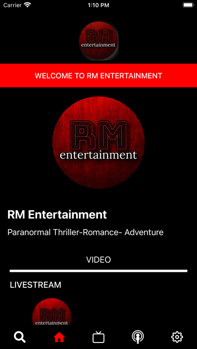 RM ENTERTAINMENT Screenshot