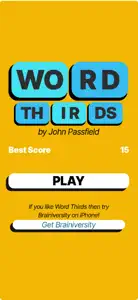 Word Thirds screenshot #4 for iPhone