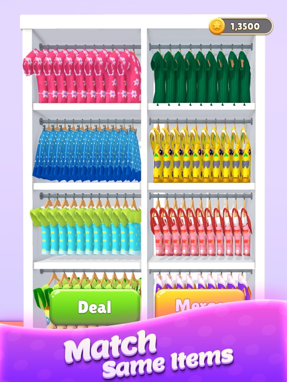 Screenshot #5 pour Clothes Sort 3D