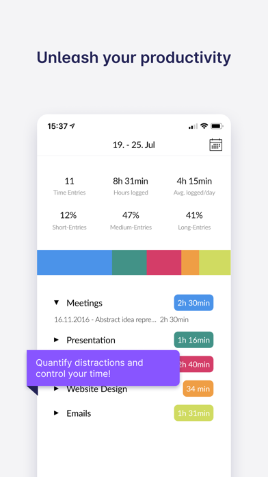 Timeular: Time Tracking Screenshot