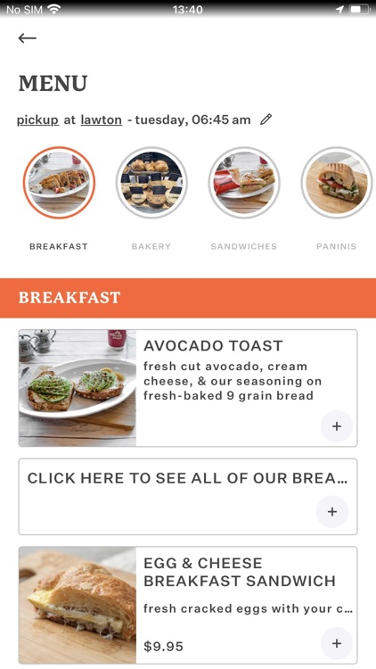 Atlanta Bread App
