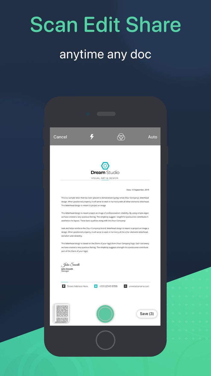 Camera Scanner for DOC by Scan
