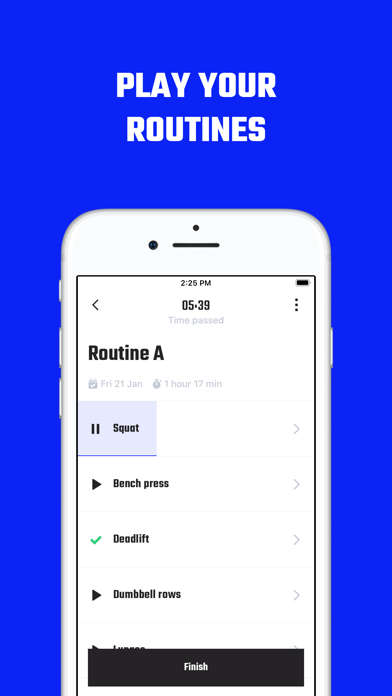 Fitness Tracker - Plan Workout Screenshot