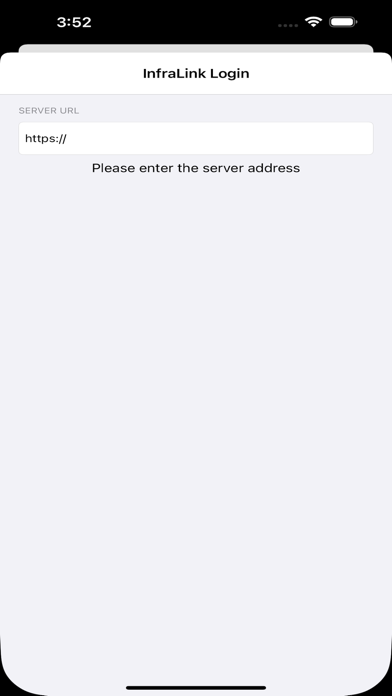InfraLink Mobile Screenshot