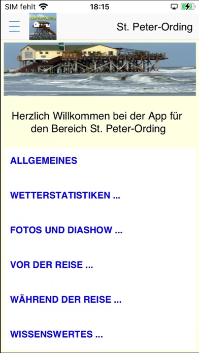 St.Peter-Ording App für Urlaub Screenshot