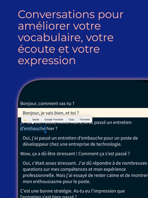 Screenshot #6 pour Parlez Couramment : Français