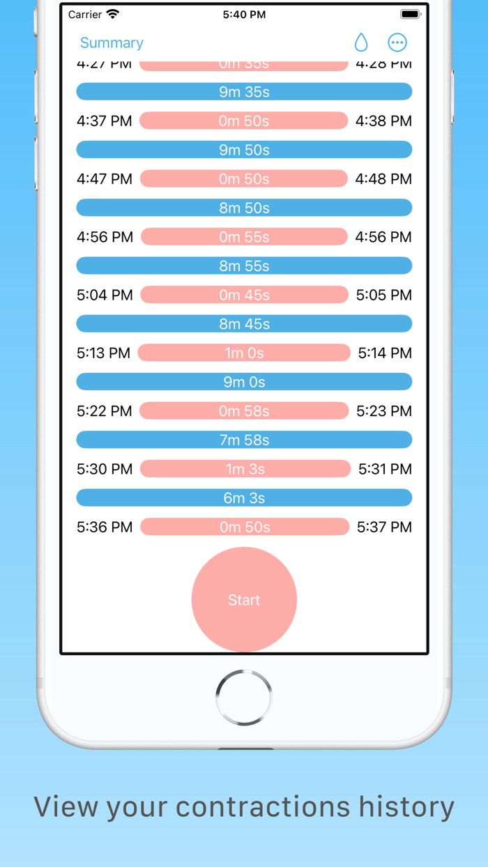 Contractions Tracker