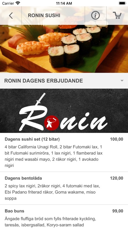 Ronin Sushi Lomma