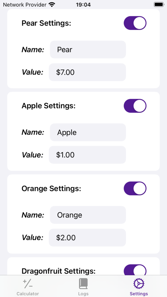 #3. Allowance Calculator (iOS) 由: Jackson Crawford
