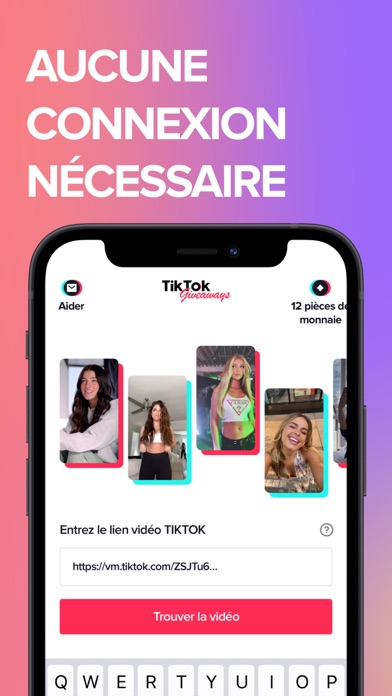 Screenshot #1 pour Giveaway Tirage au sort Tik