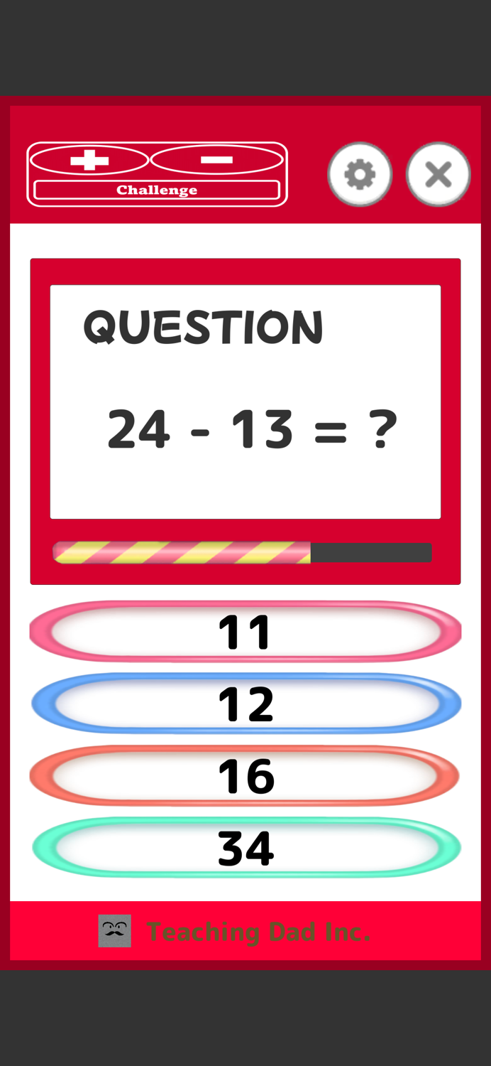 ChallengeAdditionSubtraction