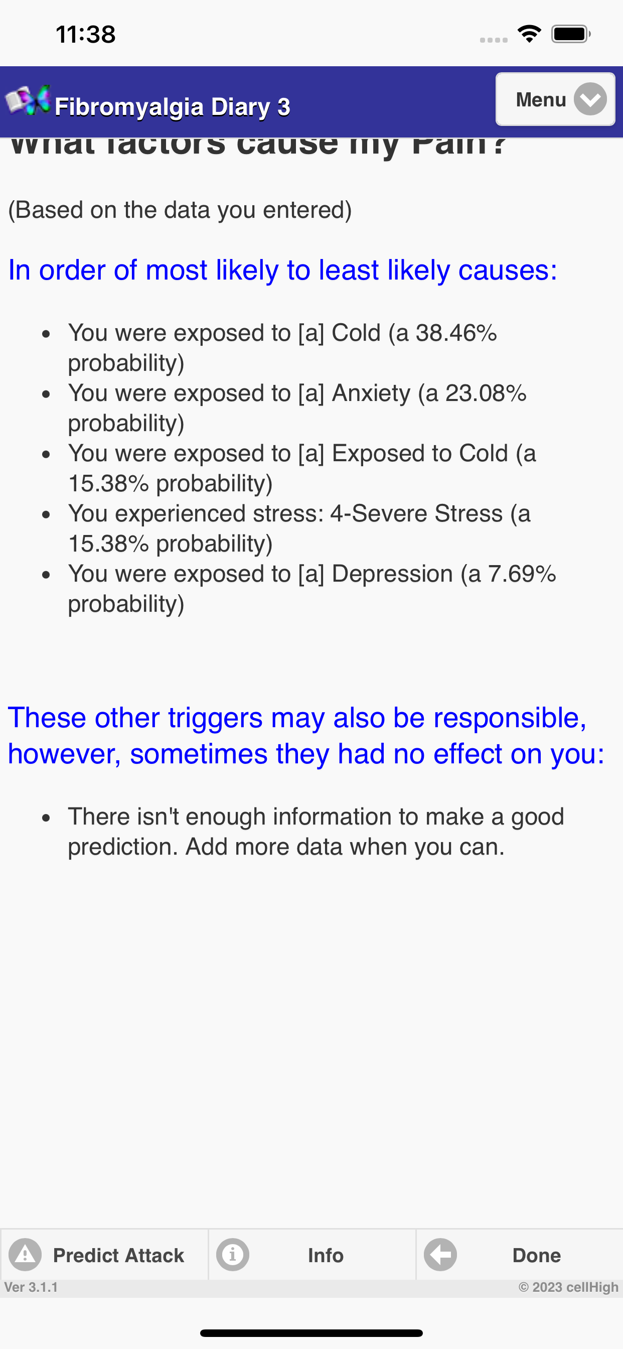Fibromyalgia Diary 3