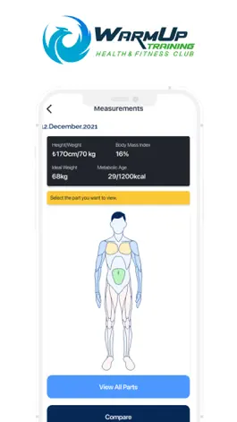 Game screenshot WarmUp Training Club apk