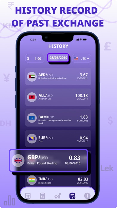 Live Currency Converter App Screenshot