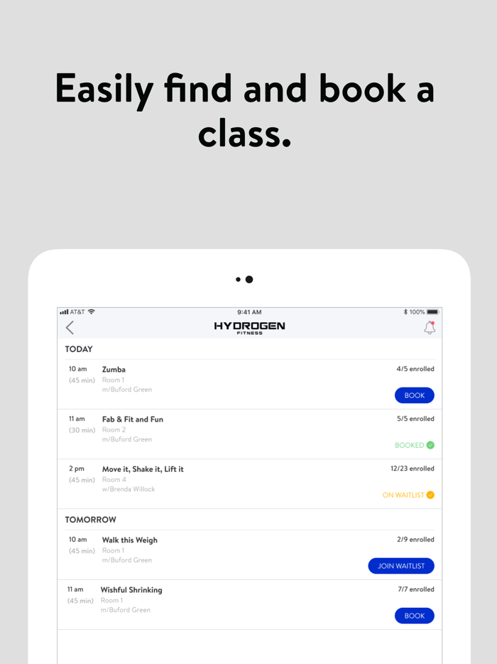 Hydrogen Fitness App