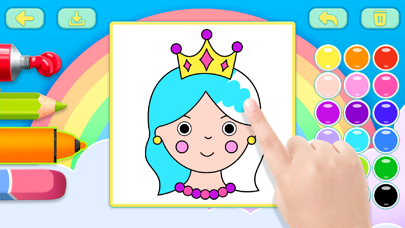 Coloring book Kids Art game Screenshot
