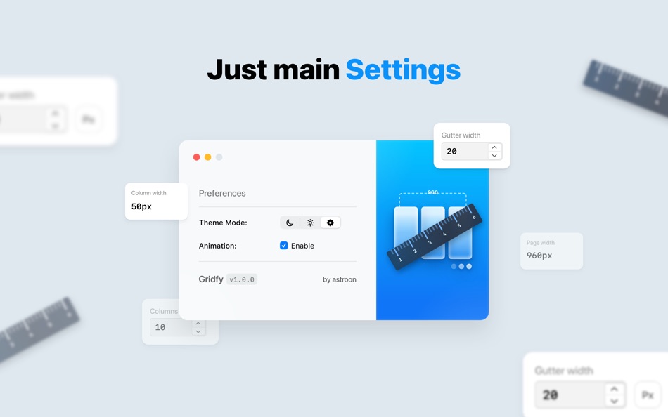 #5. Gridfy (macOS) 由: Viacheslav Kharkov